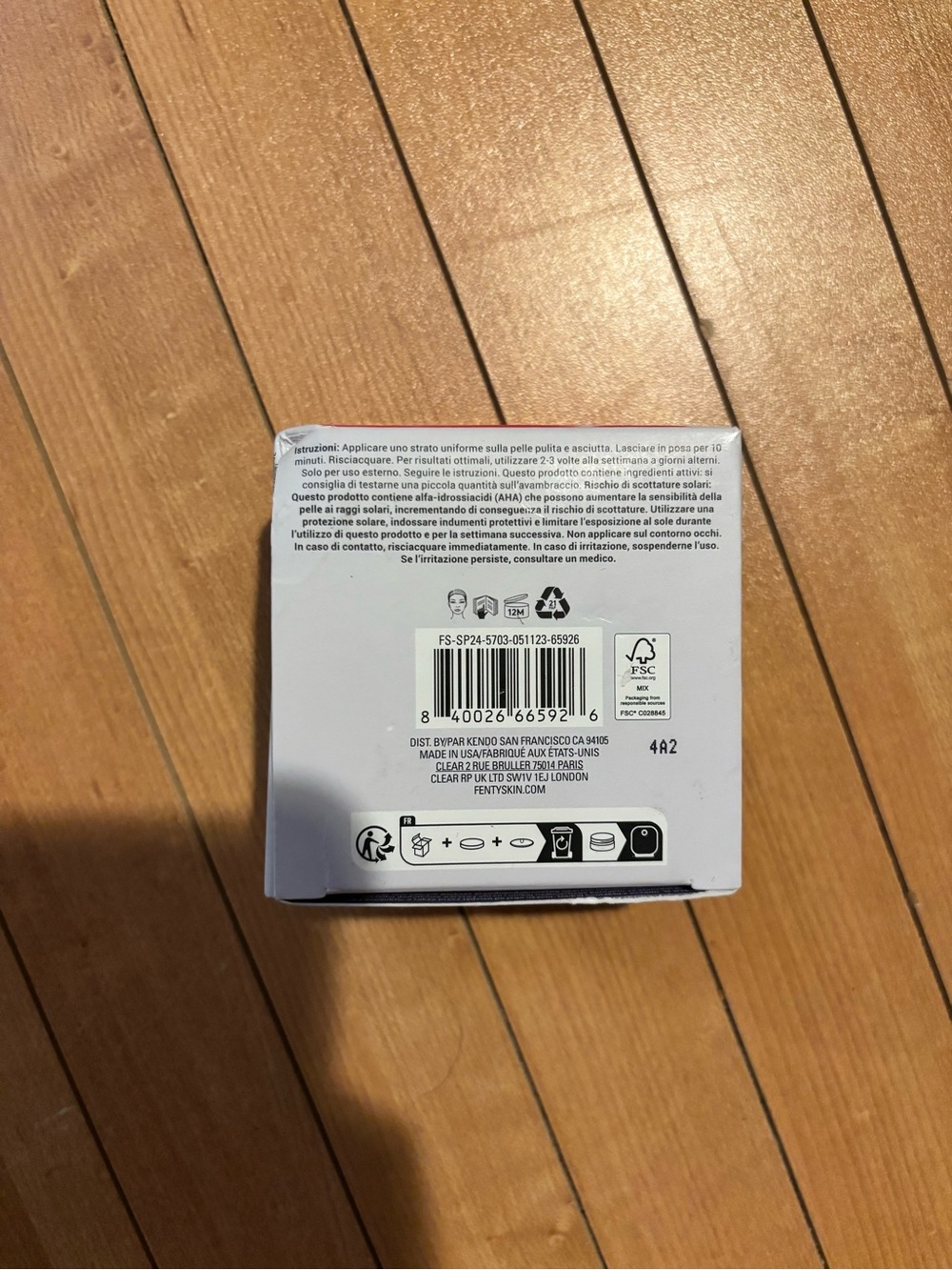 NEW Fenty Skin CHERRY DUB BLAH 2 BRIGHT 5% AHA FACE MASK - Picture 6 of 9